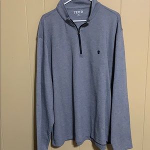 NWOT IZOD Club Blue Quarter ZIP Pullover XXL